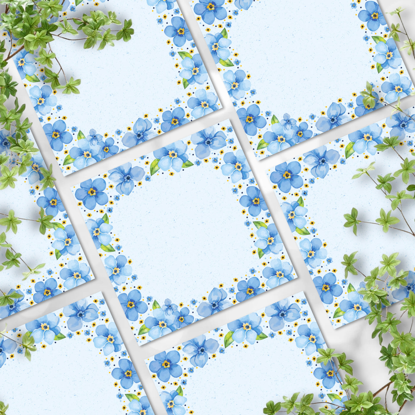 Forget-Me-Not Sticky Notes