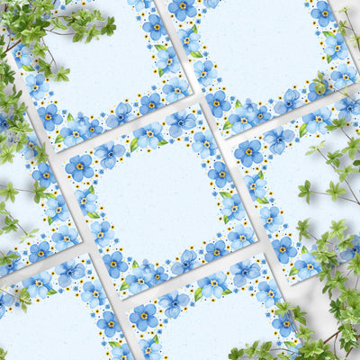 Forget-Me-Not Sticky Notes