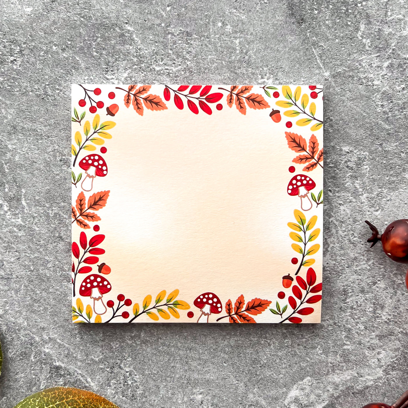 Autumn Cafe Sticky Notes