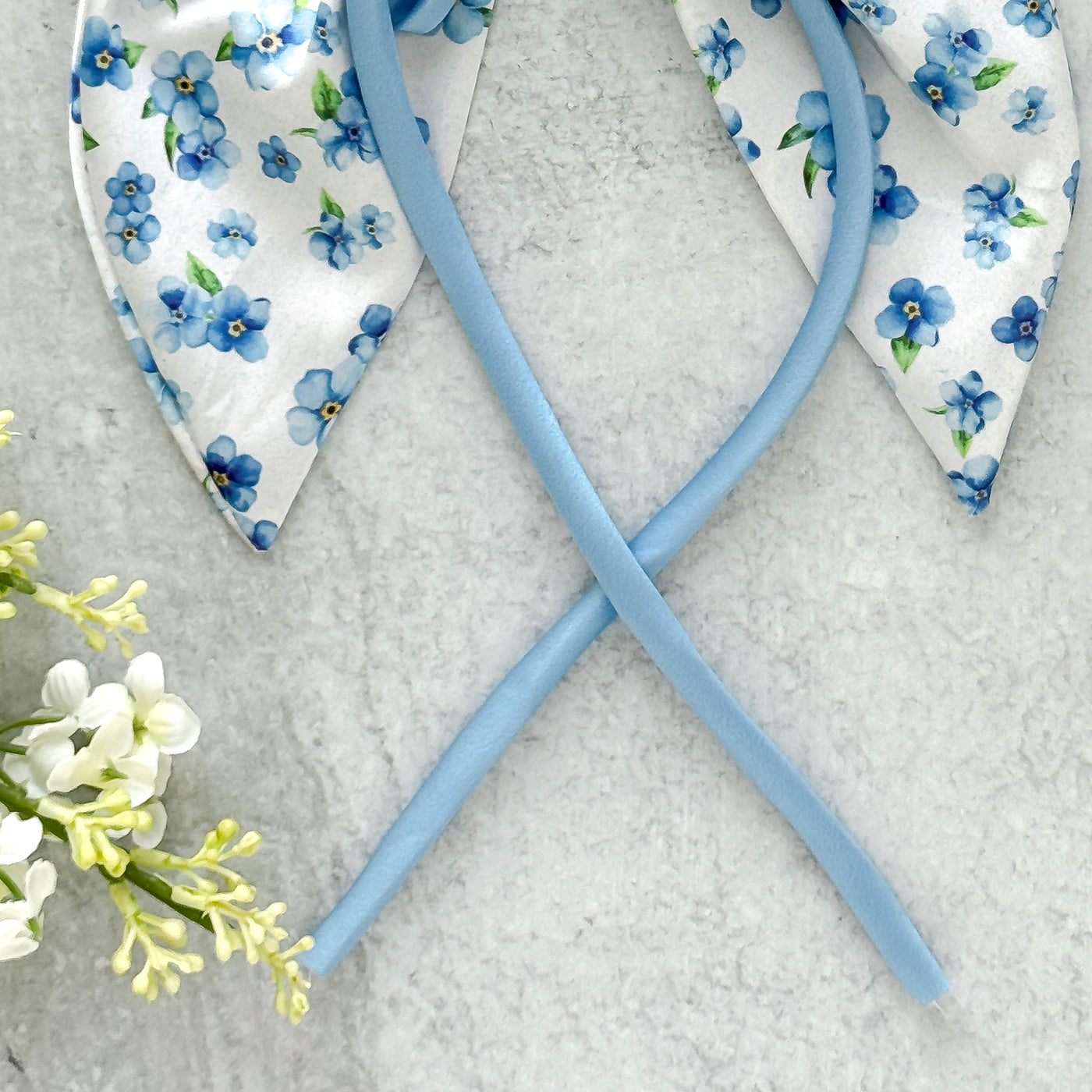 Forget-Me-Not Scrunchie