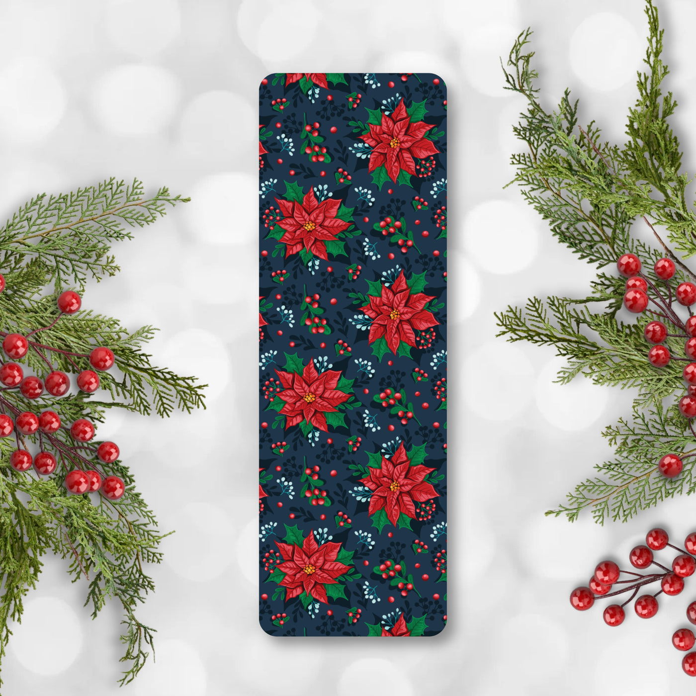 Poinsettia Bookmark